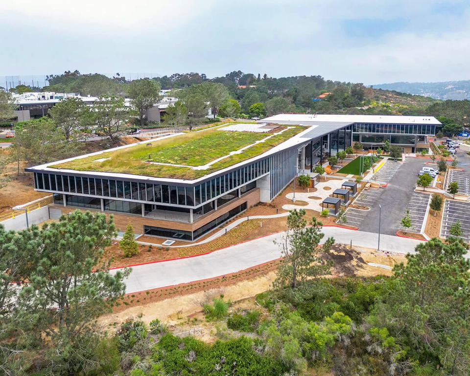 Aerial view of the Callan Ridge Sustainable Construction project.
