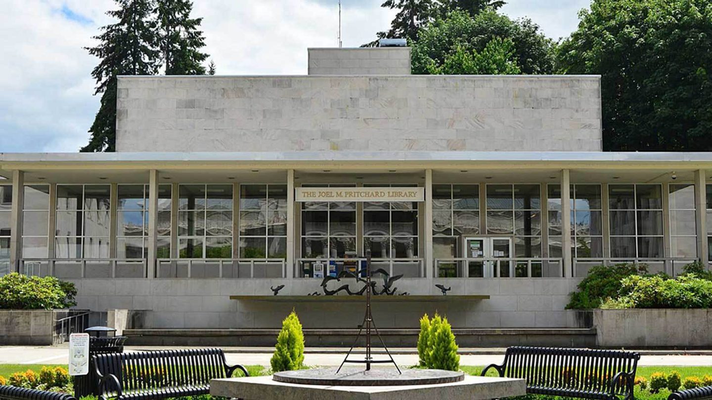 Joel M. Pritchard building on the Capitol campus in Olympia.